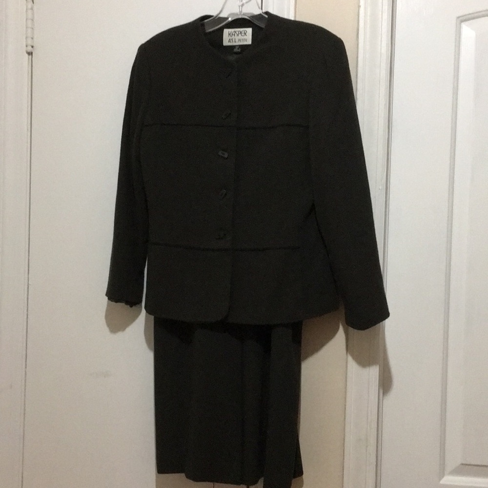 Kasper A.S.L. Petite 2-piece blazer and skirt set